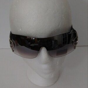 TRUE RELIGION Jeans Over-sized Rimless Sunglasses